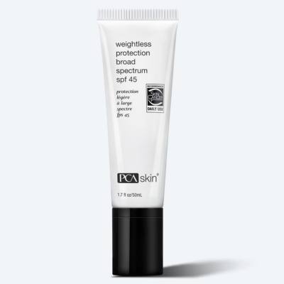 PCA Skin Weightless Protection SPF 45 at Firefly Spa in Mission Hills San Diego