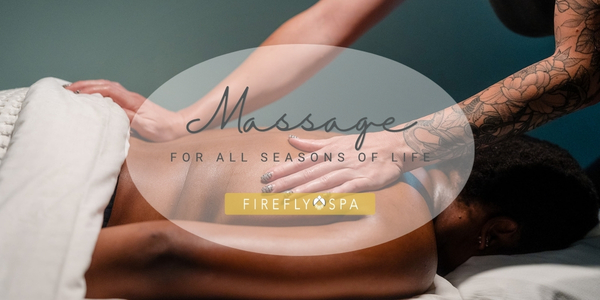 Person receiving a massage at Firefly Spa in San Diego.
