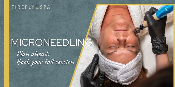 Client receiving Microneedling Treatment at Firefly Spa in San Diego